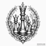 Chess — эскиз тату (№1749843761_0, 13.06.2025 19:42) — Tatufoto.com