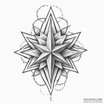 Six-pointed star — эскиз тату (№1749843828_0, 13.06.2025 19:43) — Tatufoto.com