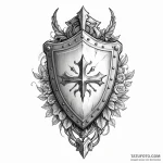 Shield — эскиз тату (№1749843966_0, 13.06.2025 19:46) — Tatufoto.com