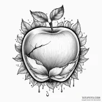 Apple — эскиз тату (№1749844650_0, 13.06.2025 19:57) — Tatufoto.com