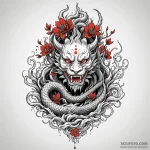 Temple relic crowned in roots, concept art fo… — эскиз тату (№1749845698_0, 13.06.2025 20:14) — Tatufoto.com