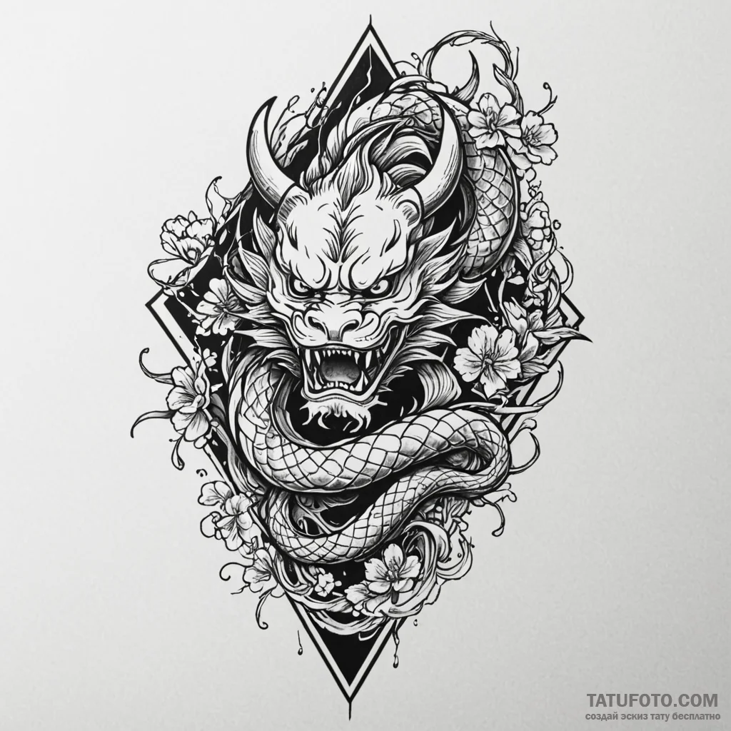 Dreyfus-style industrial design symbol, artis... - эскиз тату (№1749849228_0, 13.06.2025 21:13) — Tatufoto.com