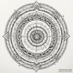 Glyph-etched serpent spiraling through stars,… — эскиз тату (№1749850086_0, 13.06.2025 21:28) — Tatufoto.com