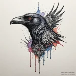 The three-eyed raven from game of thrones, ta… — эскиз тату (№1749850229_0, 13.06.2025 21:30) — Tatufoto.com