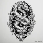 Night serpent beneath celestial rift, tattoo… — эскиз тату (№1749853006_0, 13.06.2025 22:16) — Tatufoto.com