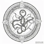 Black serpent entwined with bones, tattoo dra… — эскиз тату (№1749853624_0, 13.06.2025 22:27) — Tatufoto.com
