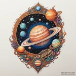 Jupiter, the planet, with a roman warship orb… — эскиз тату (№1749853958_0, 13.06.2025 22:32) — Tatufoto.com