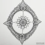 Picture frame, empty, ornate, artistic tattoo… — эскиз тату (№1749854027_0, 13.06.2025 22:33) — Tatufoto.com