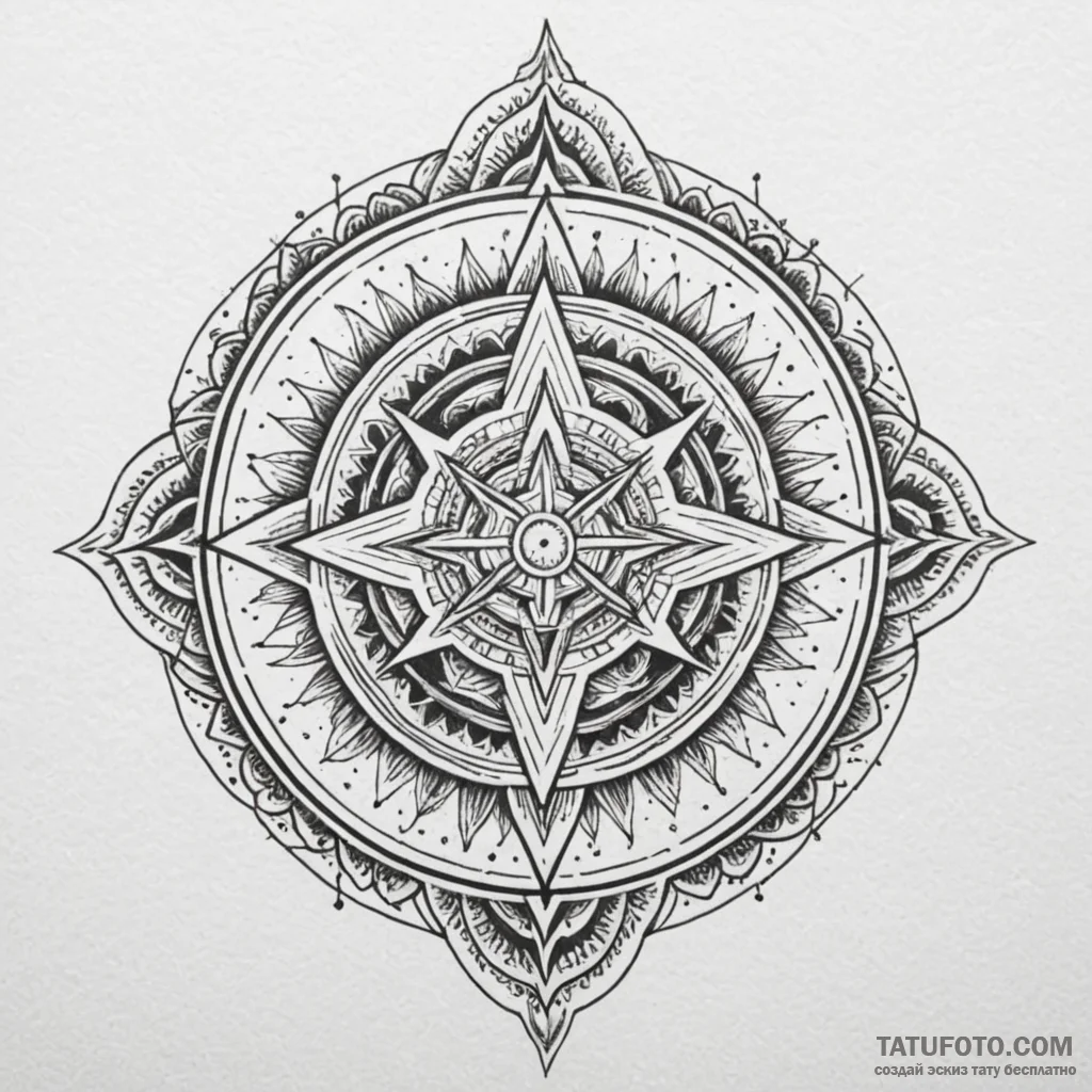 War sigil burning beneath frost, tattoo drawi... - эскиз тату (№1749854095_0, 13.06.2025 22:34) — Tatufoto.com