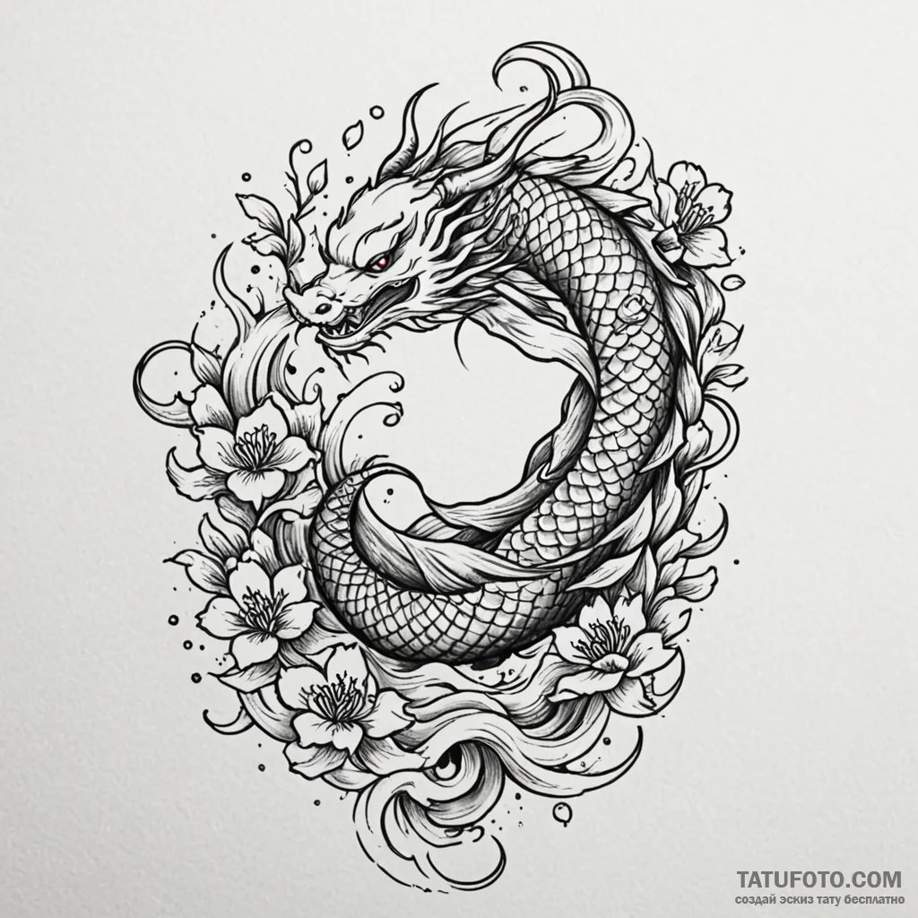 Orb beneath spectral bloom, tattoo sketch des... - эскиз тату (№1749859087_0, 13.06.2025 23:58) — Tatufoto.com