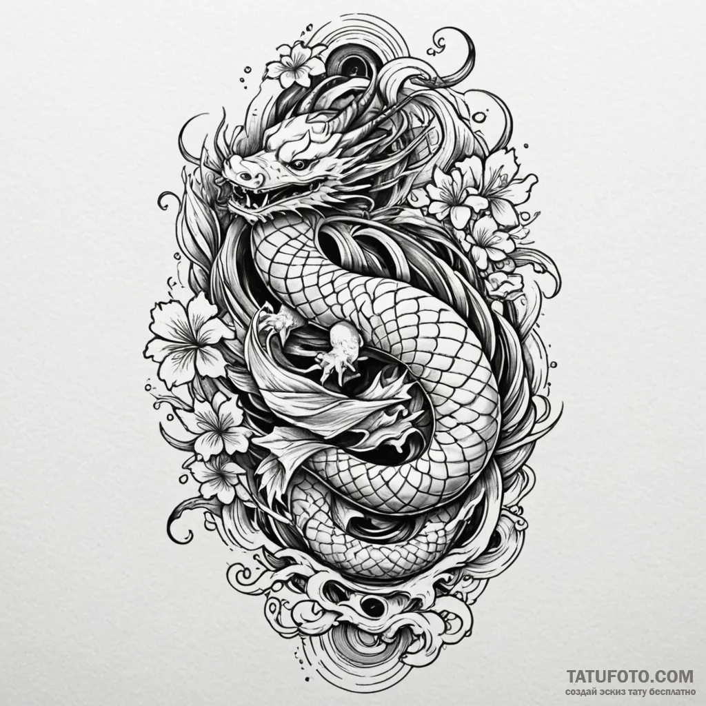 Skateboard, deck design visible, ink illustra... - эскиз тату (№1749879054_0, 14.06.2025 05:30) — Tatufoto.com