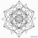 Metatron’s cube — эскиз тату (№1749898139_0, 14.06.2025 10:48) — Tatufoto.com