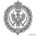 армейский жетон в славянском стиле — эскиз тату (№1749900861_0, 14.06.2025 11:34) — Tatufoto.com