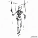 A marionette with cut strings — эскиз тату (№1749901580_0, 14.06.2025 11:46) — Tatufoto.com