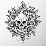 T, ink illustration for tattoo, aesthetically… — эскиз тату (№1749901648_0, 14.06.2025 11:47) — Tatufoto.com