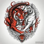 Yakuza-style full back piece of a dragon and… — эскиз тату (№1749902386_0, 14.06.2025 11:59) — Tatufoto.com