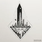 The monolith from 2001: a space odyssey, arti… — эскиз тату (№1749902787_0, 14.06.2025 12:06) — Tatufoto.com
