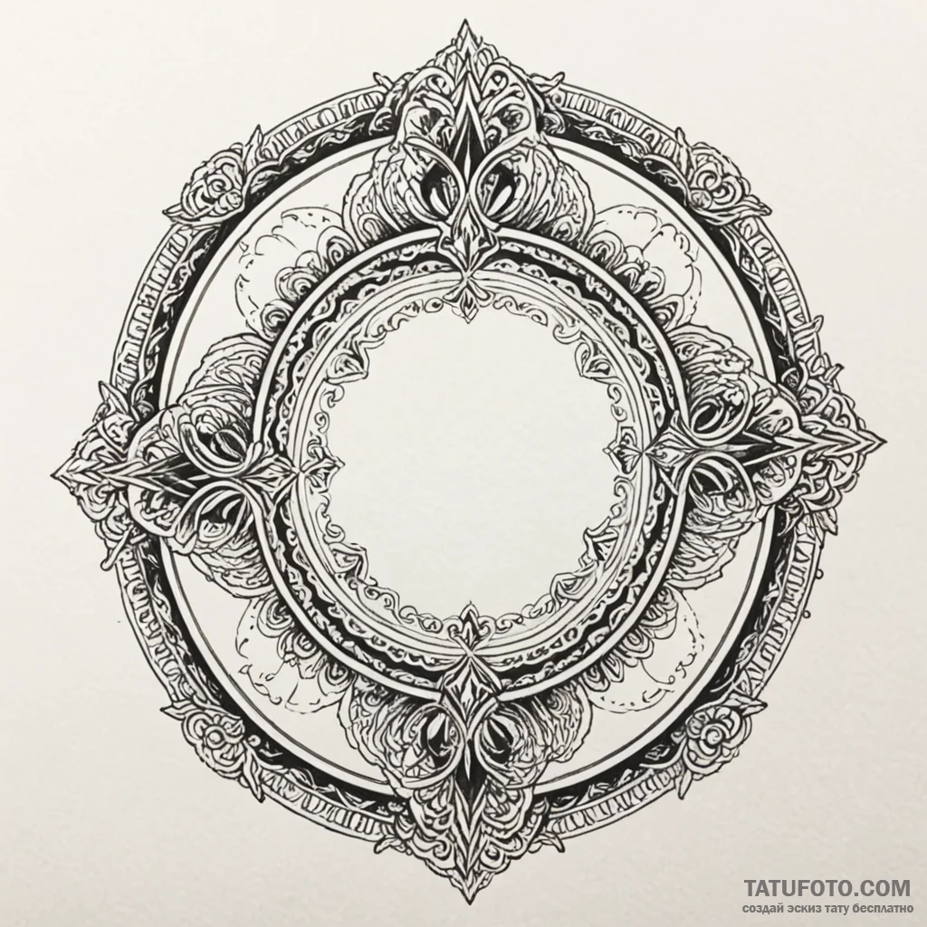 Ring blade spinning through void, artistic ta... - эскиз тату (№1749903186_0, 14.06.2025 12:13) — Tatufoto.com
