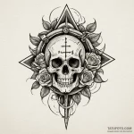 Weather vane spinning wildly in a supernatura… — эскиз тату (№1749903318_0, 14.06.2025 12:15) — Tatufoto.com