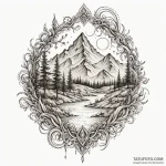 Specter rising from a forgotten battlefield,… — эскиз тату (№1749903522_0, 14.06.2025 12:18) — Tatufoto.com