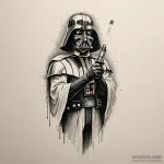 A lightsaber hilt (specific, e.g., luke’s or… — эскиз тату (№1749906826_0, 14.06.2025 13:13) — Tatufoto.com