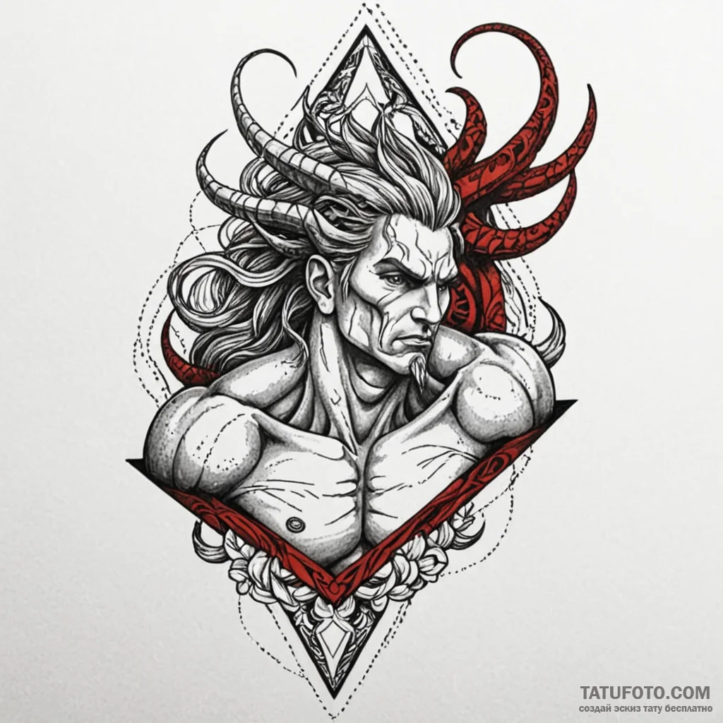 Prometheus bound, tattoo flash sheet design,... - эскиз тату (№1749907026_0, 14.06.2025 13:17) — Tatufoto.com