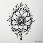 Key within spectral bloom, concept art for ta… — эскиз тату (№1749909977_0, 14.06.2025 14:06) — Tatufoto.com