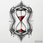 Reaperвђ™s hourglass bleeding starlight, conc… — эскиз тату (№1749911264_0, 14.06.2025 14:27) — Tatufoto.com