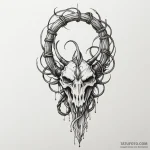 Bone amulet wrapped in sinew, tattoo sketch d… — эскиз тату (№1749914914_0, 14.06.2025 15:28) — Tatufoto.com