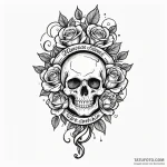 Music note, single and elegant, artistic tatt… — эскиз тату (№1749925736_0, 14.06.2025 18:28) — Tatufoto.com