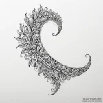 Boomerang, artistic tattoo sketch, on a clean… — эскиз тату (№1749927887_0, 14.06.2025 19:04) — Tatufoto.com