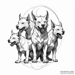 Cerberus — эскиз тату (№1749931126_0, 14.06.2025 19:58) — Tatufoto.com