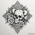 Rat, ink illustration for tattoo, on a clean… — эскиз тату (№1749937399_0, 14.06.2025 21:43) — Tatufoto.com
