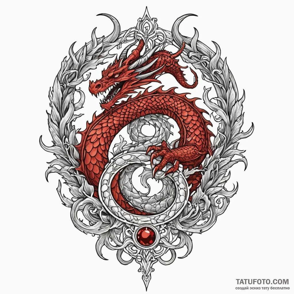 Dragon talon grasping crown, ink illustration... - эскиз тату (№1749938763_0, 14.06.2025 22:06) — Tatufoto.com