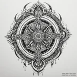 Iron banner in spectral winds, tattoo flash s… — эскиз тату (№1749942980_0, 14.06.2025 23:16) — Tatufoto.com