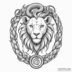A chimera (lion, goat, snake) (is there, but… — эскиз тату (№1749944712_0, 14.06.2025 23:45) — Tatufoto.com