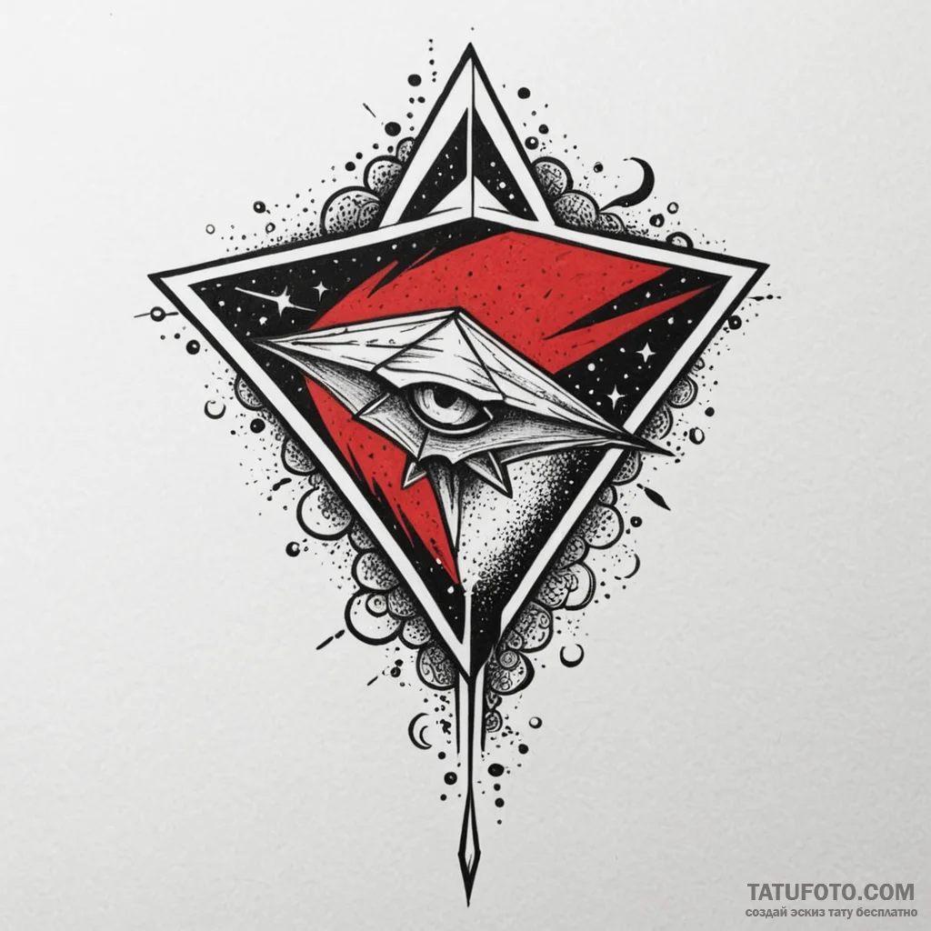 Kite torn by spectral wind, tattoo flash shee... - эскиз тату (№1749945863_0, 15.06.2025 00:04) — Tatufoto.com