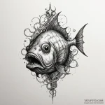 Abyssal anglerfish luring with a captured sta… — эскиз тату (№1749945997_0, 15.06.2025 00:06) — Tatufoto.com