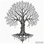 The white tree of gondor, tattoo sketch desig… — эскиз тату (№1749946685_0, 15.06.2025 00:18) — Tatufoto.com
