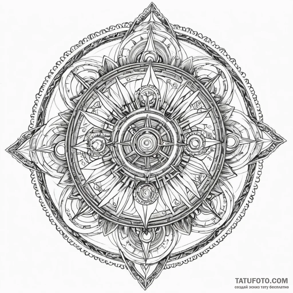 Watch movement, with its balance wheel, jewel... - эскиз тату (№1749946821_0, 15.06.2025 00:20) — Tatufoto.com