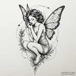Fairy, concept art for tattoo, professional a… — эскиз тату (№1749947573_0, 15.06.2025 00:32) — Tatufoto.com