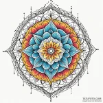 Rain of thorns devouring bloom, ink illustrat… — эскиз тату (№1749947641_0, 15.06.2025 00:34) — Tatufoto.com