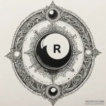 Magic 8-ball with ‘try again later’ message,… — эскиз тату (№1749950157_0, 15.06.2025 01:15) — Tatufoto.com