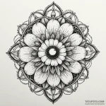 Eclipse flower wrapped in chains, concept art… — эскиз тату (№1749951068_0, 15.06.2025 01:31) — Tatufoto.com