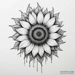 Sunflower, tattoo flash sheet design, rough s… — эскиз тату (№1749953880_0, 15.06.2025 02:18) — Tatufoto.com