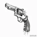 Revolver — эскиз тату (№1749960157_0, 15.06.2025 04:02) — Tatufoto.com