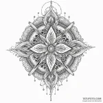 Blood glyph traced in frost, concept art for… — эскиз тату (№1749966639_0, 15.06.2025 05:50) — Tatufoto.com