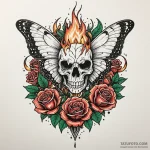 Night moth devouring flame, tattoo drawing ou… — эскиз тату (№1749967122_0, 15.06.2025 05:58) — Tatufoto.com