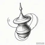 A spinning top — эскиз тату (№1749967331_0, 15.06.2025 06:02) — Tatufoto.com