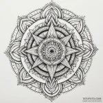 Oracle crown devouring flame, tattoo line art… — эскиз тату (№1749968550_0, 15.06.2025 06:22) — Tatufoto.com